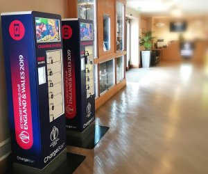 ChargeBox stations at the ICC Cricket World Cup 2019