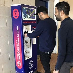 ICC World Cup 2019 visitors charging phones