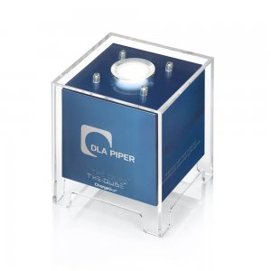 Branding option on the QUBE stay and charge charging solutions