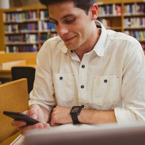 Mobile phone charging lockers for students