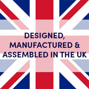 Designed, manufactured and built in the UK