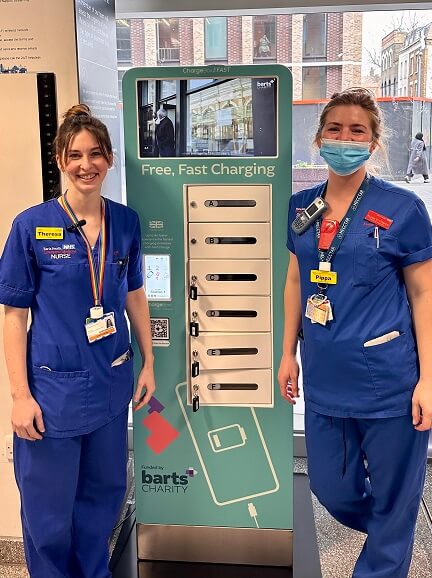 Barts NHS Royal London ChargeBox Nurses