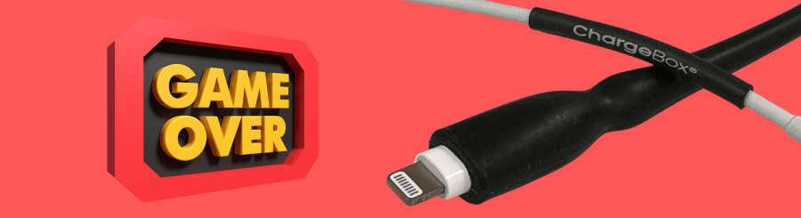 Apple lightning cable. Game Over.