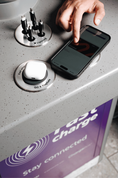 ChargeBox’s innovative Charging as a Service (CaaS) model delivers scalable, smart solutions that provide real-time insights into passenger charging habits